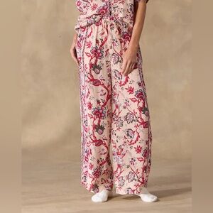 Sundance Pink Floral Pajama Pants